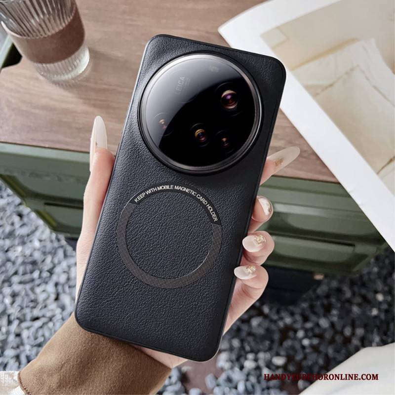 Hülle Xiaomi 15 Ultra Magsafe-kompatibel Mit Lederoptik