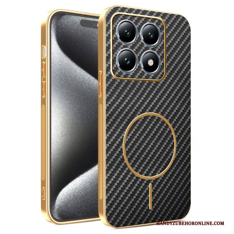 Hülle Xiaomi 15t Carbonfaser-textur