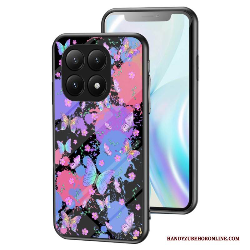 Hülle Xiaomi 15t Gehärtetes Glas Schmetterlinge