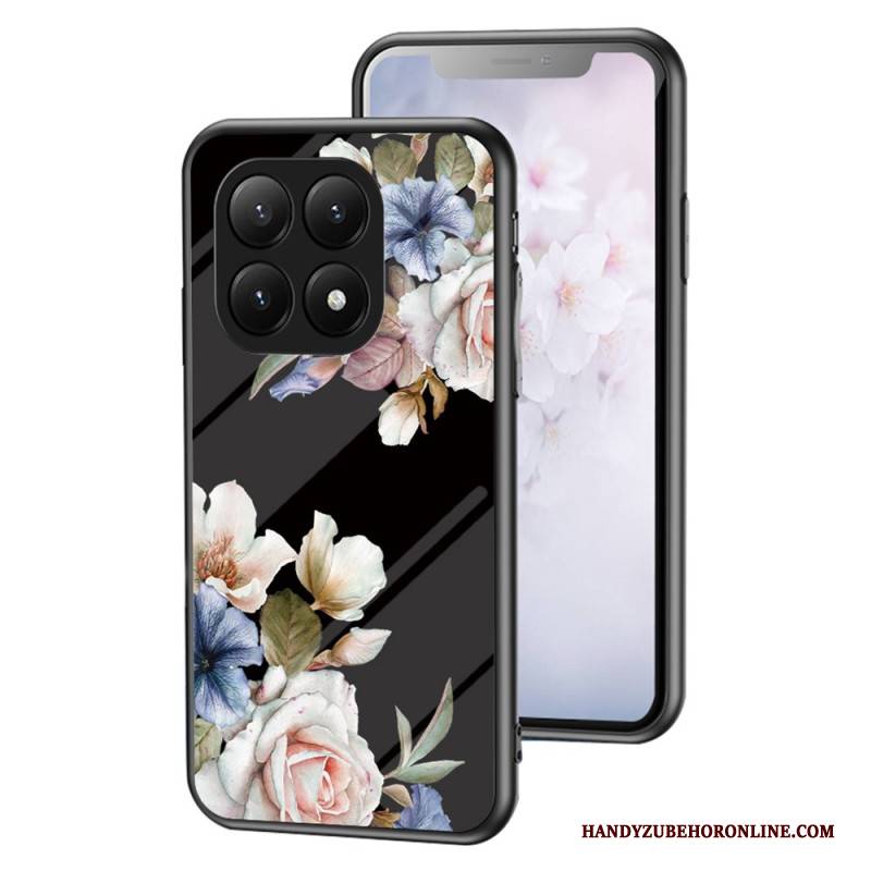 Hülle Xiaomi 15t Pro Gehärtetes Glas Mit Blumenmuster