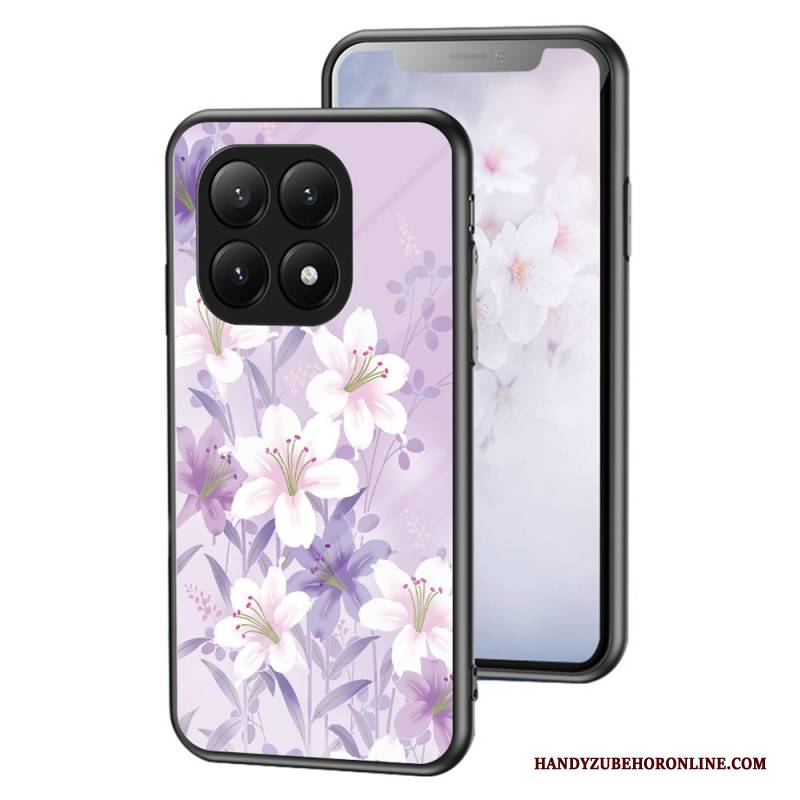 Hülle Xiaomi 15t Pro Gehärtetes Glas Mit Blumenmuster