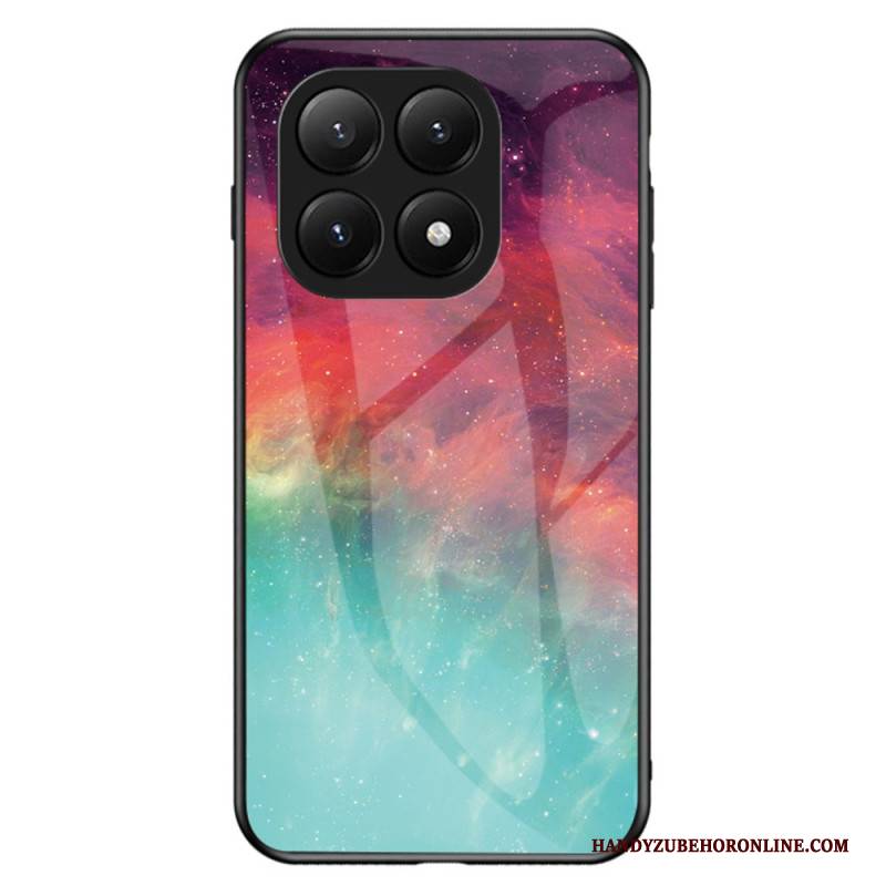 Hülle Xiaomi 15t Pro Handyhülle Himmelblaues Gehärtetes Glas