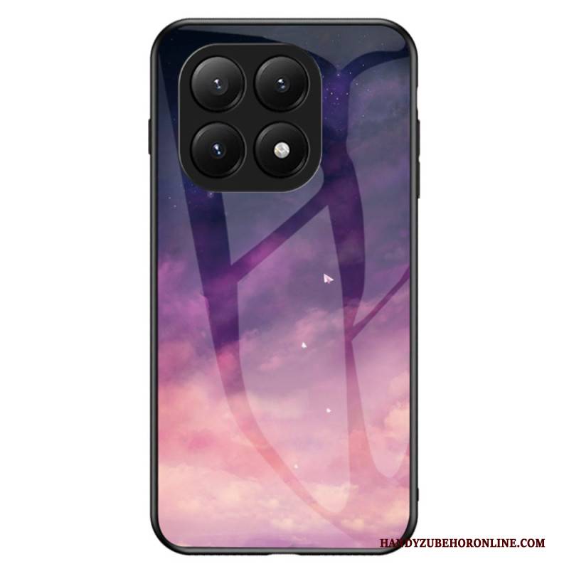 Hülle Xiaomi 15t Pro Handyhülle Himmelblaues Gehärtetes Glas