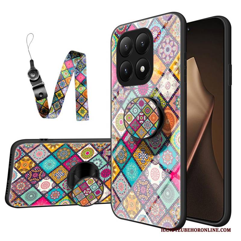 Hülle Xiaomi 15t Pro Patchwork-halterung Und Band