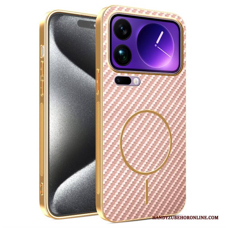 Hülle Xiaomi 17 Pro Carbonfaser-textur