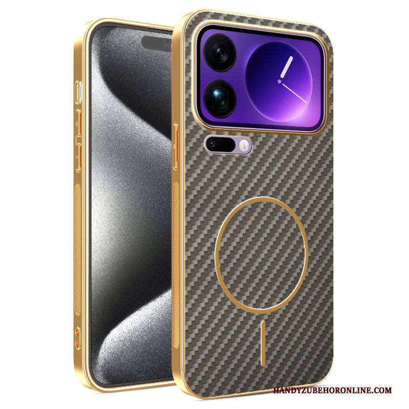 Hülle Xiaomi 17 Pro Carbonfaser-textur