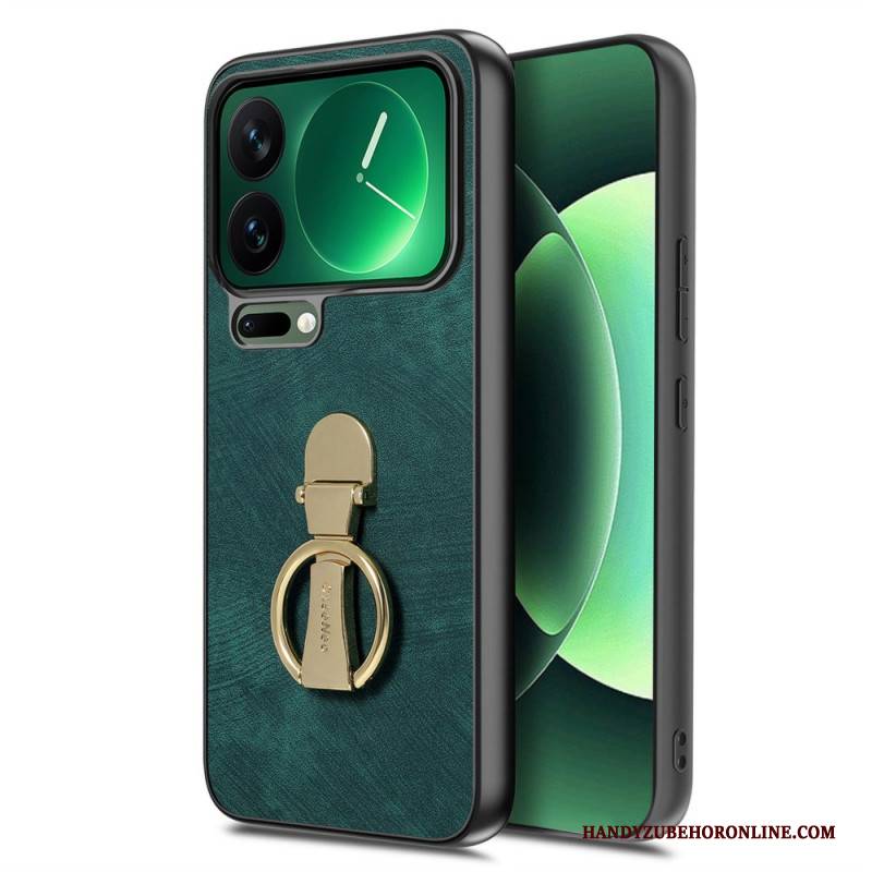 Hülle Xiaomi 17 Pro Faltbar Mit Ständer Und Retro-struktur Caseneo