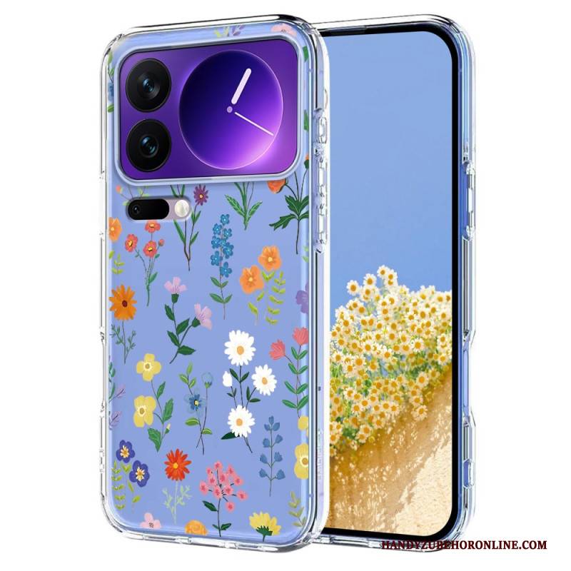 Hülle Xiaomi 17 Pro Handyhülle Transparente Schmetterlinge Und Blumen