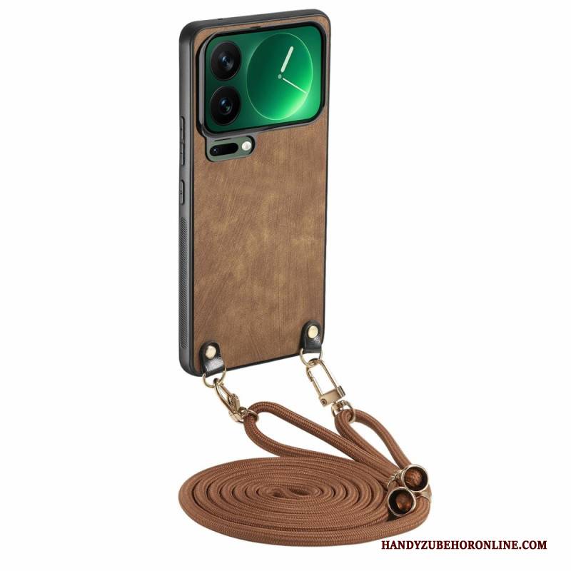 Hülle Xiaomi 17 Pro Kunstleder Im Retro-stil