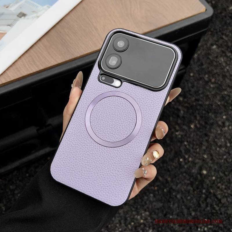 Hülle Xiaomi 17 Pro Magnetverschluss Mit Litschi-textur