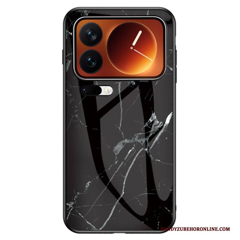 Hülle Xiaomi 17 Pro Marmormuster Aus Gehärtetem Glas