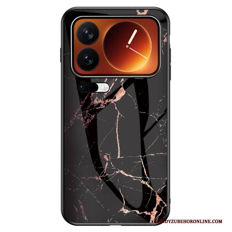 Hülle Xiaomi 17 Pro Max Gehärtetes Glas Mit Marmormuster