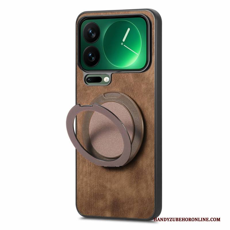 Hülle Xiaomi 17 Pro Max Handyhülle Drehbarer Ständer Mit Retro-lederoptik