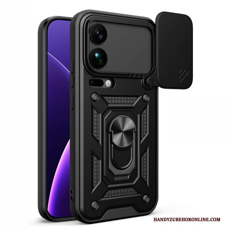 Hülle Xiaomi 17 Pro Max Handyhülle Schiebebare Kameraabdeckung Ständer
