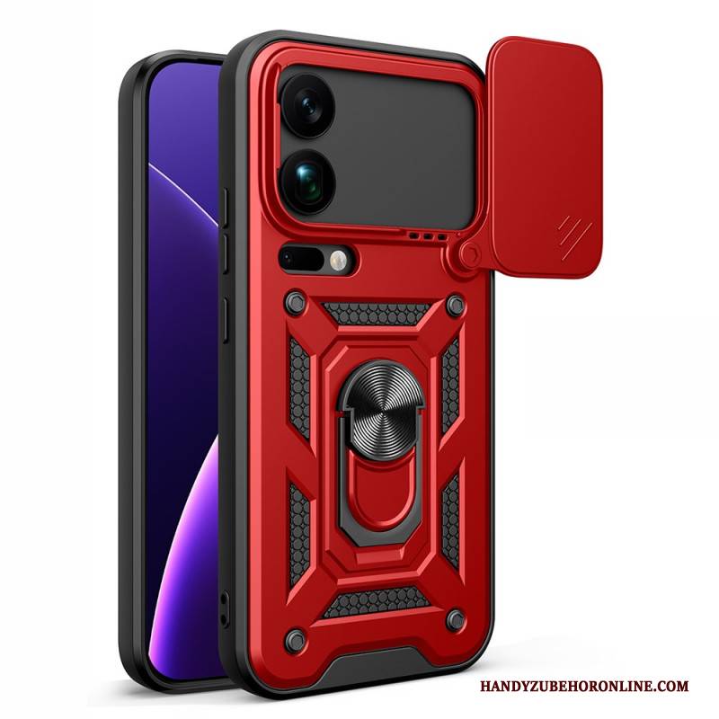 Hülle Xiaomi 17 Pro Max Handyhülle Schiebebare Kameraabdeckung Ständer