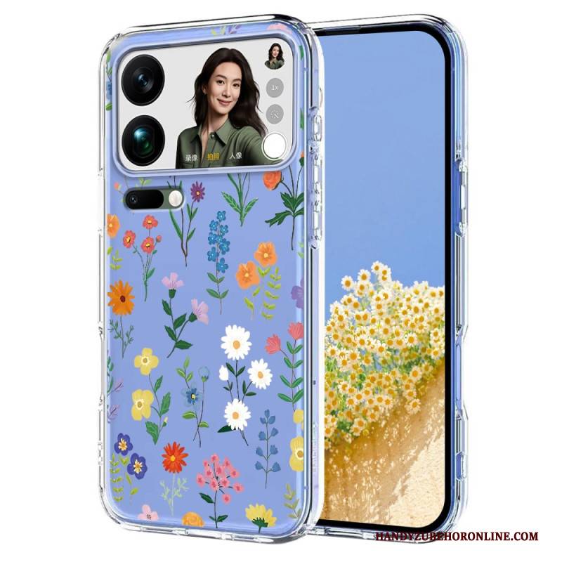 Hülle Xiaomi 17 Pro Max Handyhülle Schmetterlinge Und Blumen