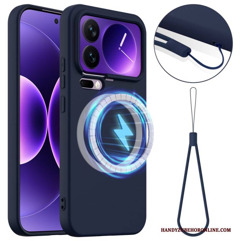 Hülle Xiaomi 17 Pro Max Handyhülle Silikonmagnetverschluss Mit Trageband