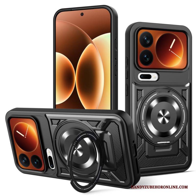 Hülle Xiaomi 17 Pro Max Magnetverschluss Mit Drehbarem Ständer