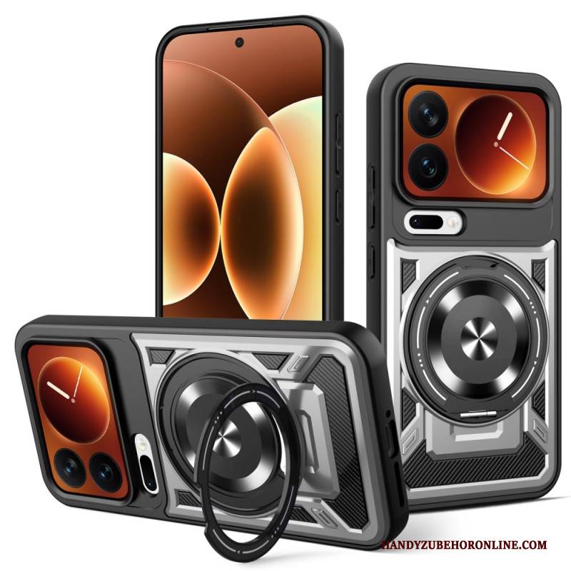 Hülle Xiaomi 17 Pro Max Magnetverschluss Mit Drehbarem Ständer