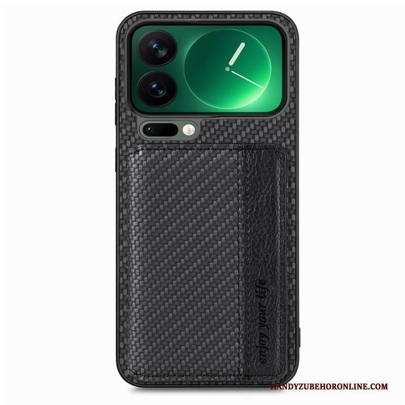 Hülle Xiaomi 17 Pro Max Rfid-schutz Und Magnetischer Kartenhalter