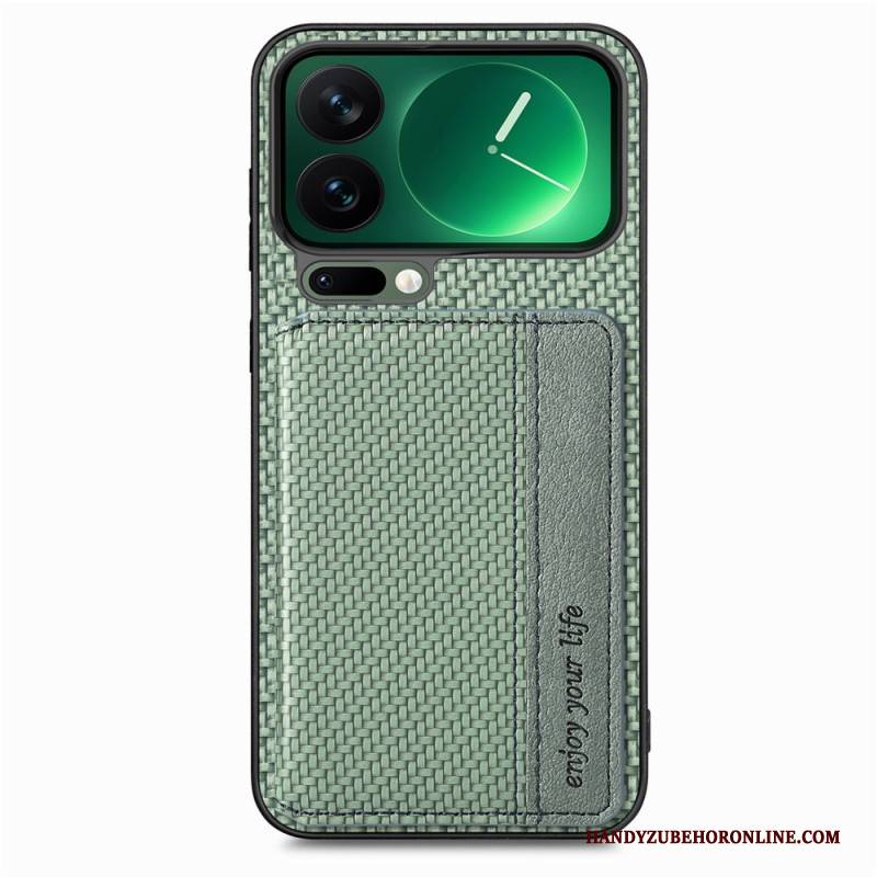 Hülle Xiaomi 17 Pro Max Rfid-schutz Und Magnetischer Kartenhalter