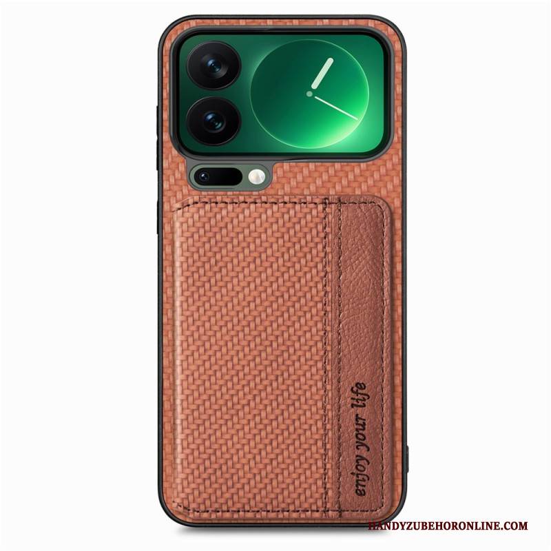 Hülle Xiaomi 17 Pro Max Rfid-schutz Und Magnetischer Kartenhalter