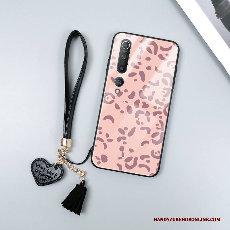 Hülle Xiaomi Mi 10 Taschen Wind Anti-sturz, Case Xiaomi Mi 10 Schutz Einfach Rosa