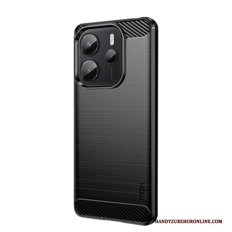 Hülle Xiaomi Redmi Note 14 4g Gebürstete Kohlefaser
