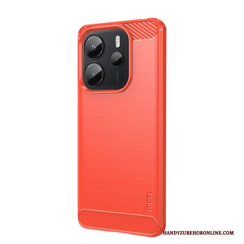 Hülle Xiaomi Redmi Note 14 4g Gebürstete Kohlefaser