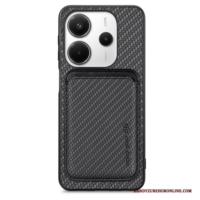 Hülle Xiaomi Redmi Note 14 5g Abnehmbarer Magnetischer Kartenhalter