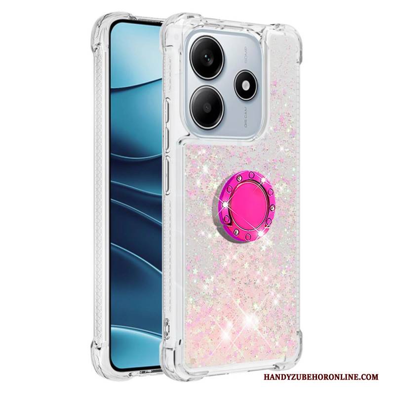 Hülle Xiaomi Redmi Note 14 5g Glitzer-ringhalter