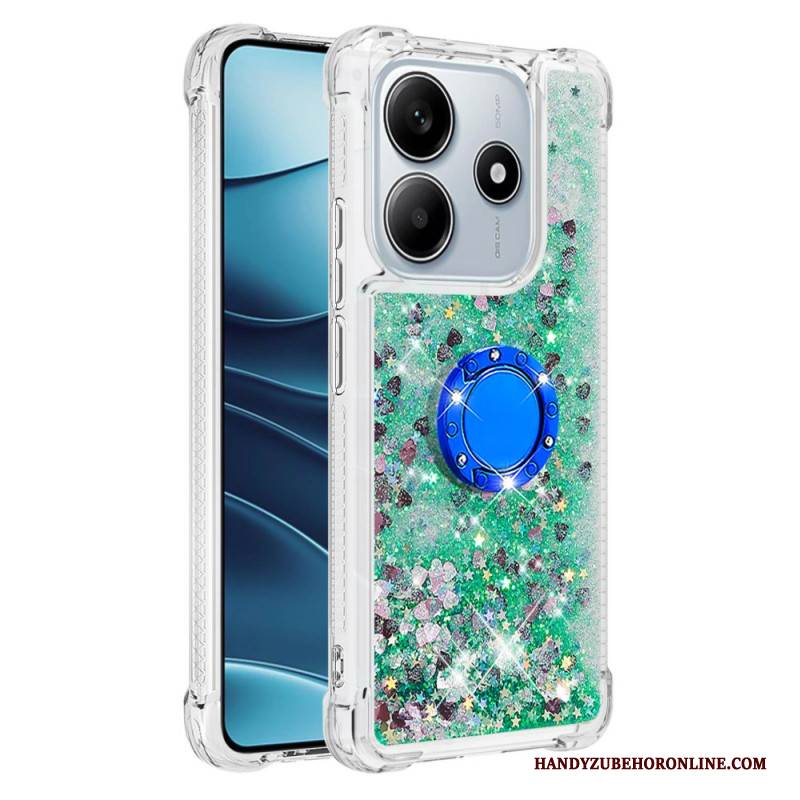 Hülle Xiaomi Redmi Note 14 5g Glitzer-ringhalter
