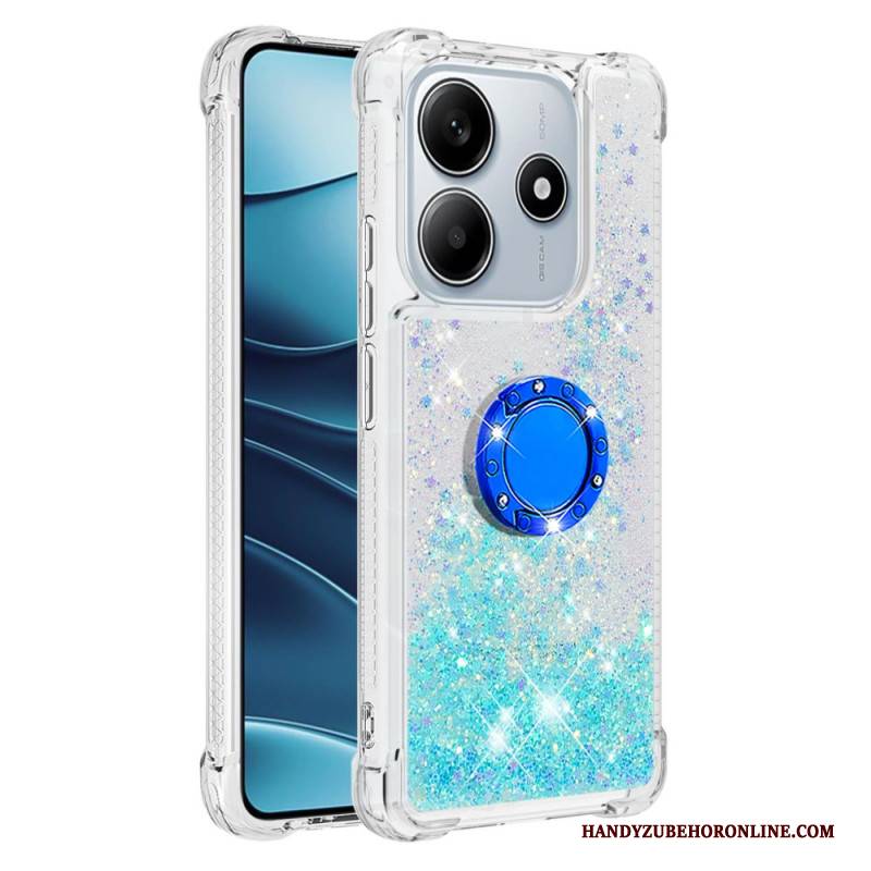 Hülle Xiaomi Redmi Note 14 5g Glitzer-ringhalter