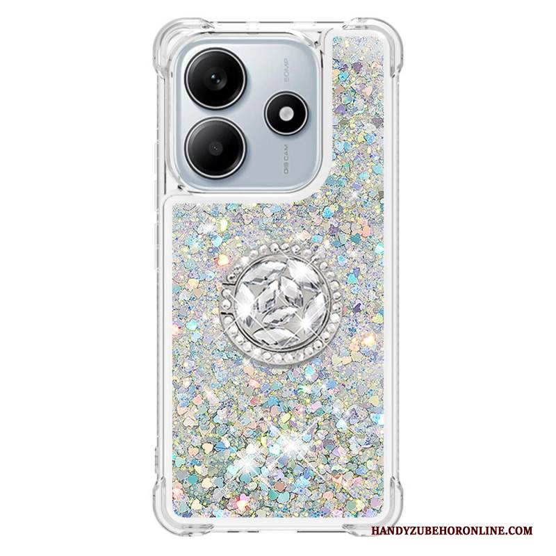 Hülle Xiaomi Redmi Note 14 5g Glitzer-ringhalter