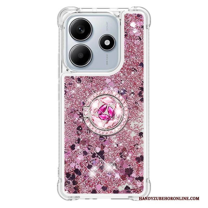 Hülle Xiaomi Redmi Note 14 5g Glitzer-ringhalter