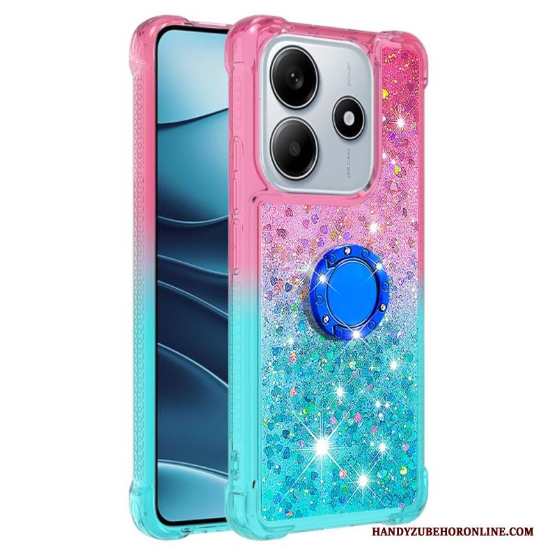 Hülle Xiaomi Redmi Note 14 5g Glitzer-verlauf Mit Halter