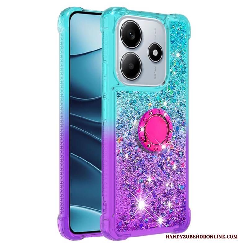 Hülle Xiaomi Redmi Note 14 5g Glitzer-verlauf Mit Halter