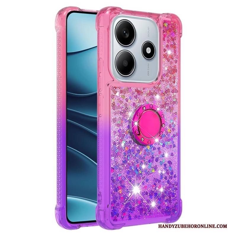 Hülle Xiaomi Redmi Note 14 5g Glitzer-verlauf Mit Halter