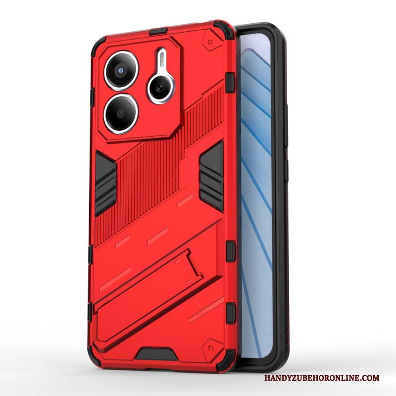 Hülle Xiaomi Redmi Note 14 5g Handyhülle Abnehmbarer Ständer Mit Zwei Positionen Für Freihändige Nutzung