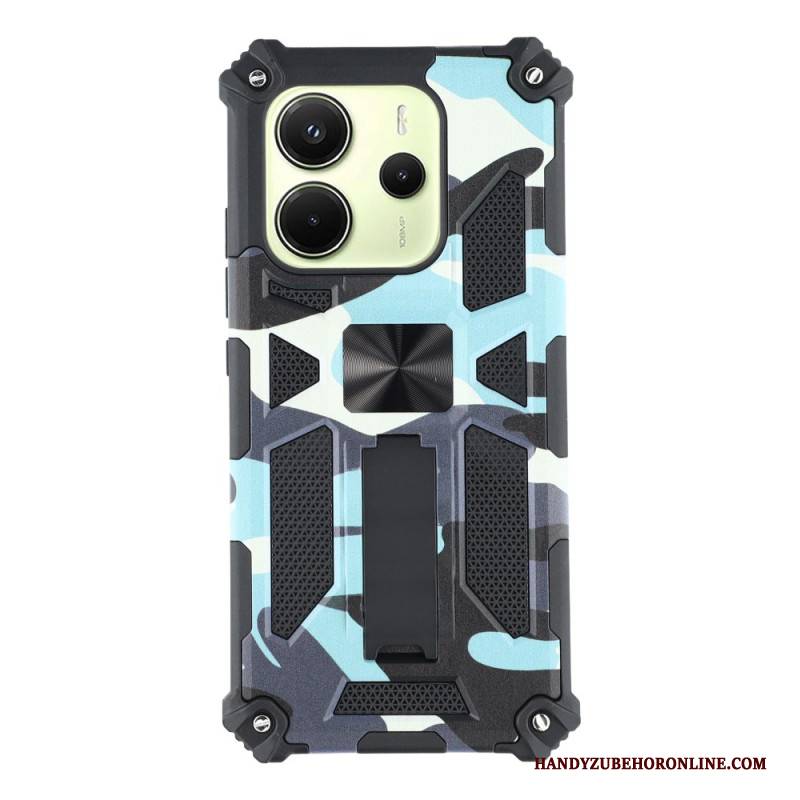 Hülle Xiaomi Redmi Note 14 5g Robust Mit Integriertem Ständer Tarnmuster