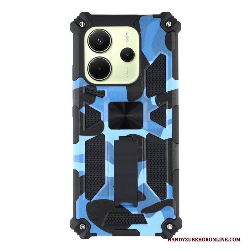 Hülle Xiaomi Redmi Note 14 5g Robust Mit Integriertem Ständer Tarnmuster
