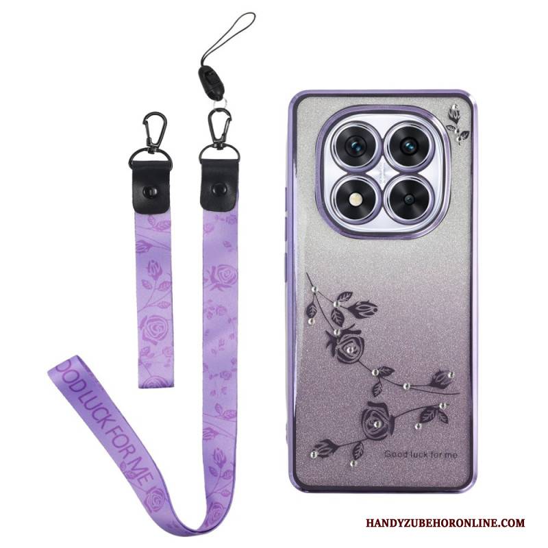 Hülle Xiaomi Redmi Note 14 Pro 5g Kadem Pailletten Und Bänder