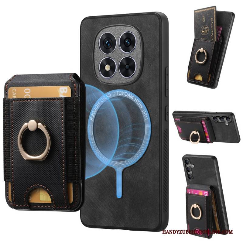 Hülle Xiaomi Redmi Note 14 Pro 5g Magnetischer Kartenhalter Mit Vertikaler Klappe