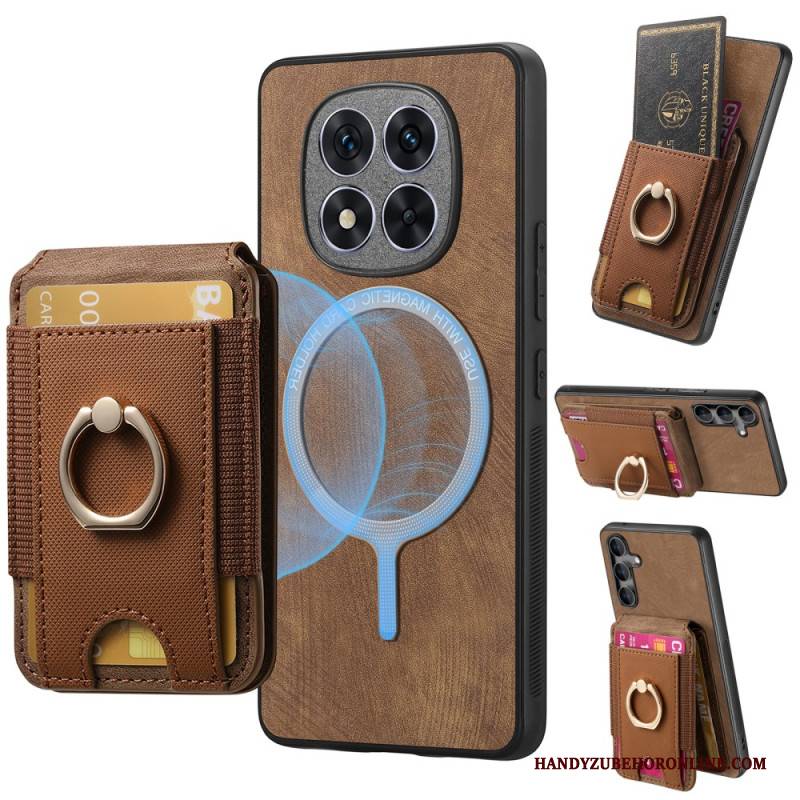 Hülle Xiaomi Redmi Note 14 Pro 5g Magnetischer Kartenhalter Mit Vertikaler Klappe