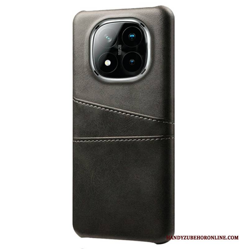 Hülle Xiaomi Redmi Note 14 Pro Plus 5g Kartenhalter In Lederoptik