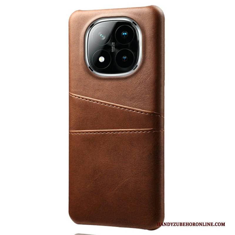 Hülle Xiaomi Redmi Note 14 Pro Plus 5g Kartenhalter In Lederoptik