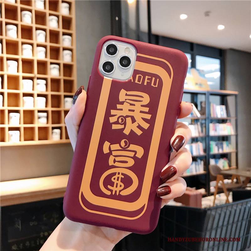 Hülle iPhone 11 Pro Karikatur Ratte Rot, Case iPhone 11 Pro Neu Festlich