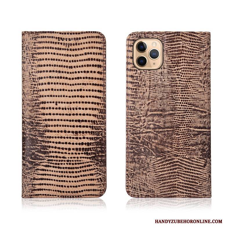 Hülle iPhone 11 Pro Leder Handyhüllen Anti-sturz, Case iPhone 11 Pro Folio Dunkelblau