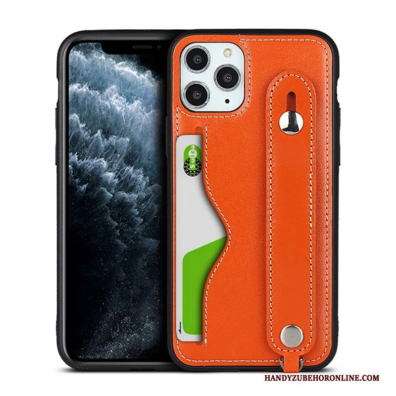 Hülle iPhone 11 Pro Leder Handyhüllen Grün, Case iPhone 11 Pro Taschen Qualität High-end