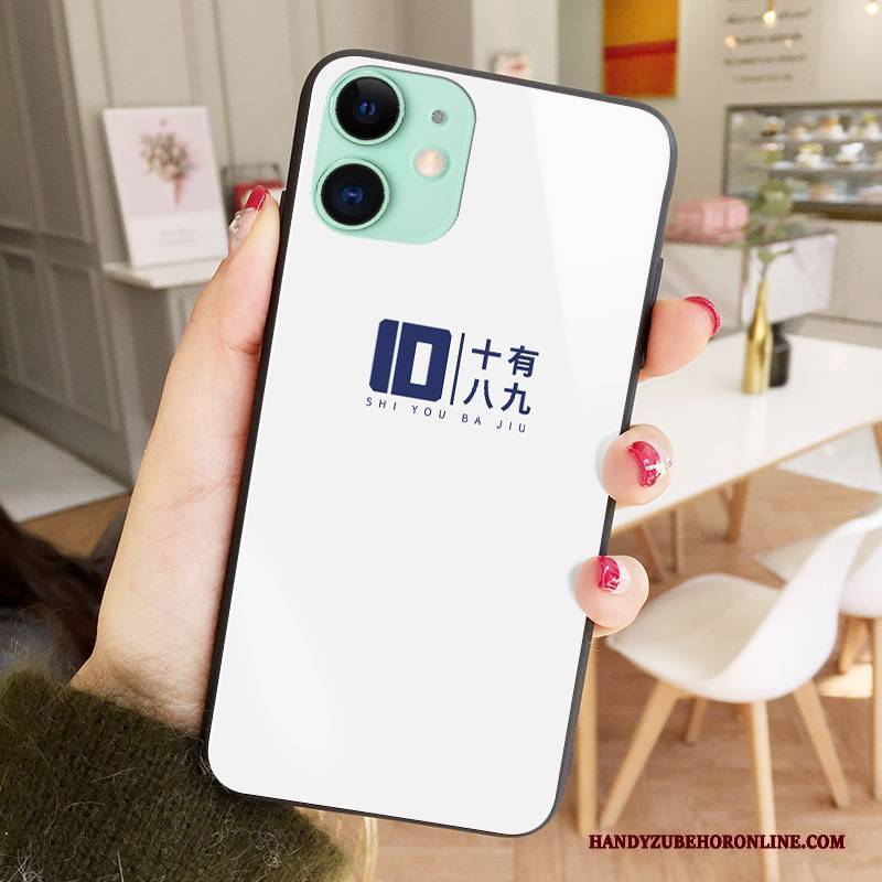 Hülle iPhone 12 Mini Mode Glas Handyhüllen, Case iPhone 12 Mini Liebhaber Persönlichkeit